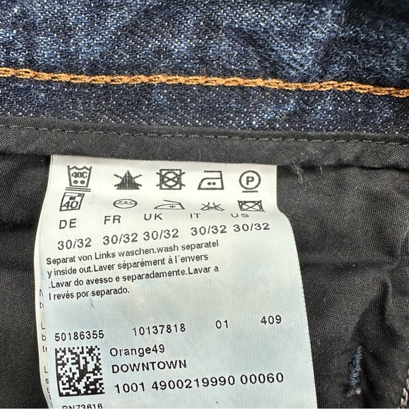 Hugo Boss Orange-49 Jeans Men’s 30-32 Blue Downtown - Picture 7 of 11